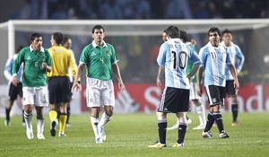 الارجنتيني لوينيل ميسي تعرض لانتقادات عقب المباراة امام بوليفيا اپ
