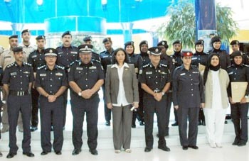 المشاركون في دورة عمليات الشرطة التاسيسية الثانية