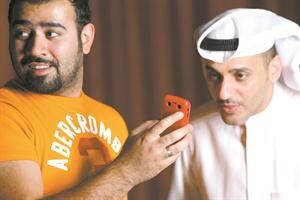 الشطي يصور البريكي بالكليب﻿