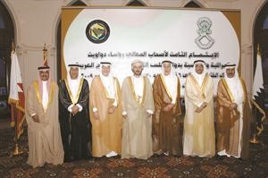 العدساني متوسطا رؤساء دواوين واجهزة الرقابة الخليجية﻿