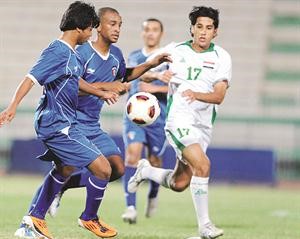 مباراة سابقة لمنتخب الشباب امام العراق
