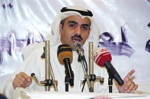 فايز النشوان خلال مداخلته	 قاسم باشا﻿