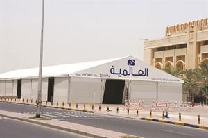 احدى الخيام وقد اوشكت على الاكتمال	قاسم باشا﻿