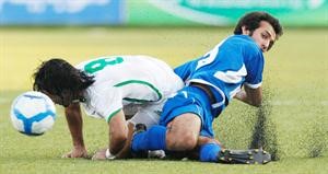 قوة واثارة في مواجهة الازرق والعراق	الازرق كوم﻿