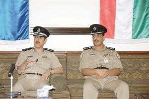 اللواء انور الياسين خلال الجولة التفقدية
