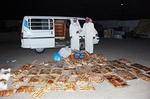 متابعة من دسعد العتيبي وسلطان الجبري رئيس الفريق لعملية الضبط