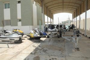 جانب من الطراريد والدراجات البحرية المخالفة﻿