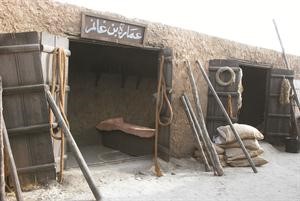 جانب من القرية التراثية التي شيدت خصوصا لـ العضيد﻿