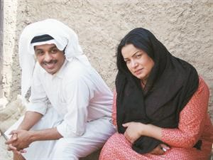 منى شداد ويعقوب عبدالله في المسلسل﻿