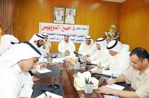 دحسين الدويهيس خلال المؤتمر الصحافي للاعلان عن مهرجان تعاونية النسيم﻿
