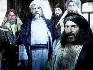 مشهد من مسلسل معاوية والحسن والحسين
