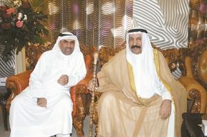 محمد الفراج والزميل مفرح الشمري﻿