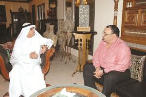 د بدر مال لله متحدثا للزميل اسامة دياب سعود سالم