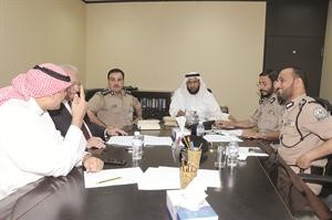 جانب من الاجتماع بين الشؤون والداخلية﻿