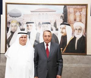 البخيت مع الزميل احمد بهبهاني