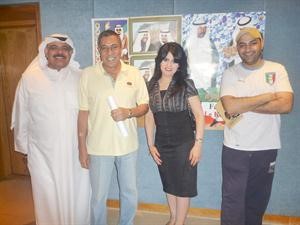 فريق العمل احمد اليعقوب ولويس وهديل وجابر الجاسر
