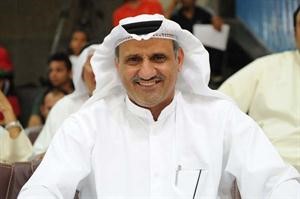 احمد خلف يحرص على حضور منافسات الدورة﻿