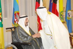 سمو الشيخ سالم العلي يتلقى التهاني﻿