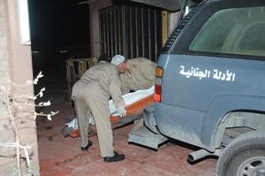 جثة احد الاسيويين في طريقها للطب الشرعي