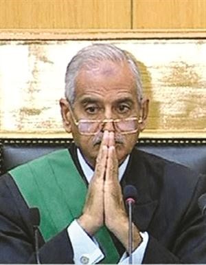 رئيس المحكمة القاضي احمد رفعت