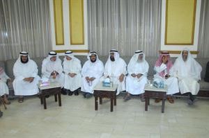 جانب من المهنئين برمضان المبارك في جمعية احياء التراث﻿