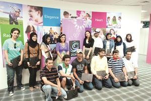 لقطة جماعية للطلبة خلال البرنامج التدريبي﻿