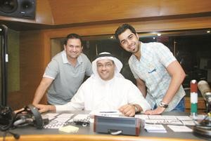 علي حيدر واحمد الموسوي ونايف الكندري في البرنامج فريال حماد