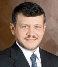العاهل الاردني الملك عبدالله الثاني
