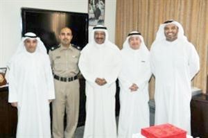 الفريق السعودي لدى استقباله المدعي العام
