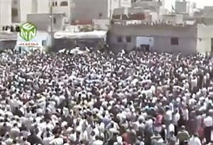 واخرى لجنازة احد قتلى ادلب