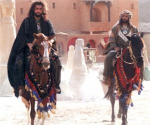 لقطة من مسلسل الحسن والحسين﻿