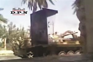 صورة ماخوذة عن الانترنت لاحدى دبابات الجيش في دير الزور