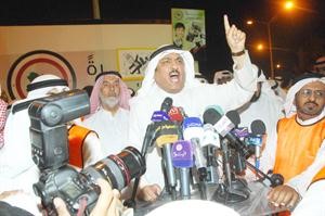 مسلم البراك اثناء حديثه