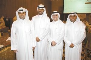 مناور الخترش وقتيبة عكاشة وعلي جمال وعمر العمر