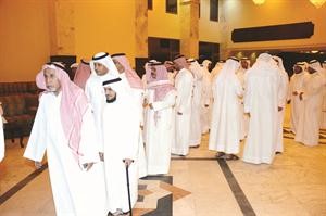المباركون بشهر رمضان اثناء غبقة الحربش
