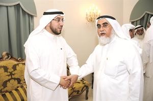 دعبدالمحسن الجار الله الخرافي يهنئ اسامة الشاهين﻿