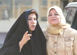 وفي احد اعمالها الدرامية مع الفنانة القديرة مريم الصالح