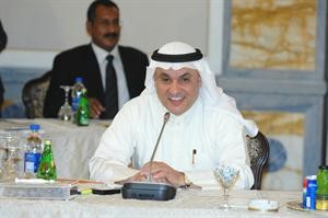 محمد الصقر خلال الاجتماع