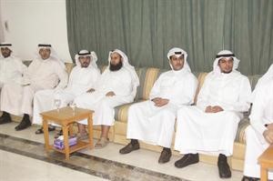 جانب من الحضور في غبقة انور الخرافي
