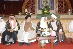 صاحب السمو الامير الشيخ صباح الاحمد وسمو ولي العهد الشيخ نواف الاحمد مع السيد محمد المهري والشيخ حسين المعتوق