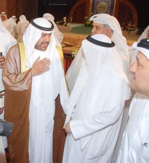 الشيخ احمد الفهد في غبقة التحالف الاسلامي