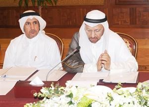 عبدالوهاب الوزان خلال الاجتماع