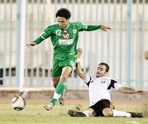 المغربي عبد المجيد الجيلاني تالق مع العربي الموسم الماضي

