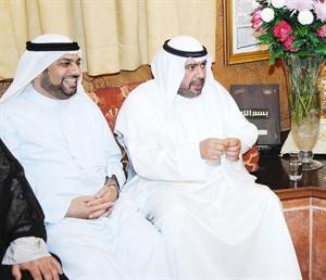  الشيخ احمد الفهد مع ديوسف الزلزلة

