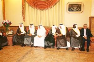 الشيخ صباح الخالد والشيخ صباح الناصر ومحمود حيدر والشيخ داحمد الناصر والشيخ خالد البدر

