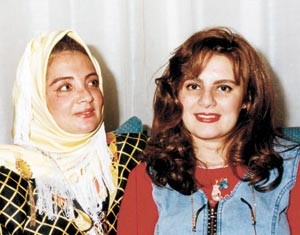 شهيرة مع ابنتها رانيا