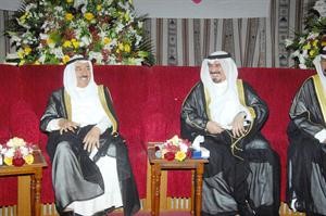 حديث باسم بين صاحب السمو والشيخ احمد جابر الاحمد
