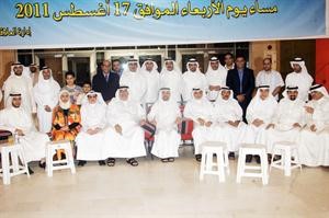 لقطة تذكارية من الغبقة انور الكندري