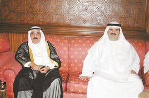 الشيخ فيصل السعود مهنئا الشيخ فهد سالم العلي