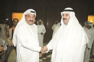 دمصطفى الزعابي مع الشيخ فهد السالم